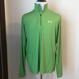 Men’s XL Under Armour longsleeve green quarter-zip